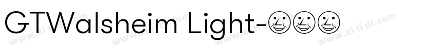 GTWalsheim Light字体转换